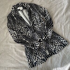 H&M Animal Print Blazer